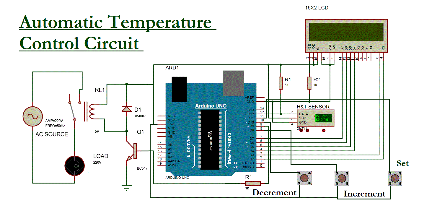 Temperature Control Switch Circuit