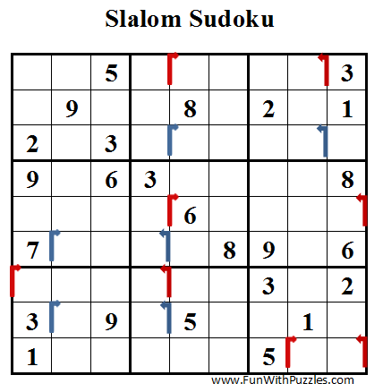 Slalom Sudoku (Daily Sudoku League #39)