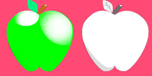 Mewarnai Buah Apel Belajar Menggambar Menggambar Unik Cara
