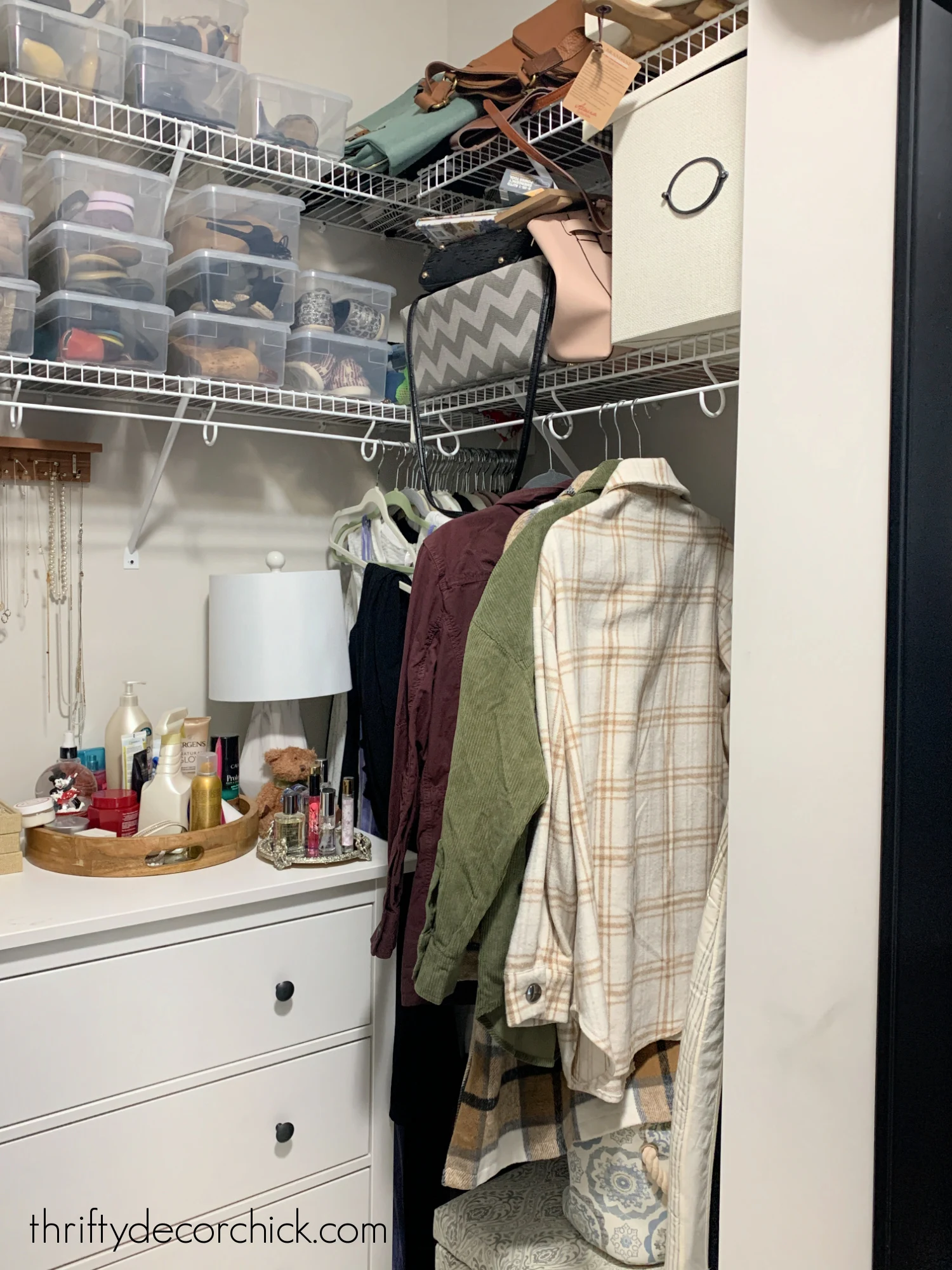 Built In Ikea Kallax Closet Storage {Budget Friendly Hack