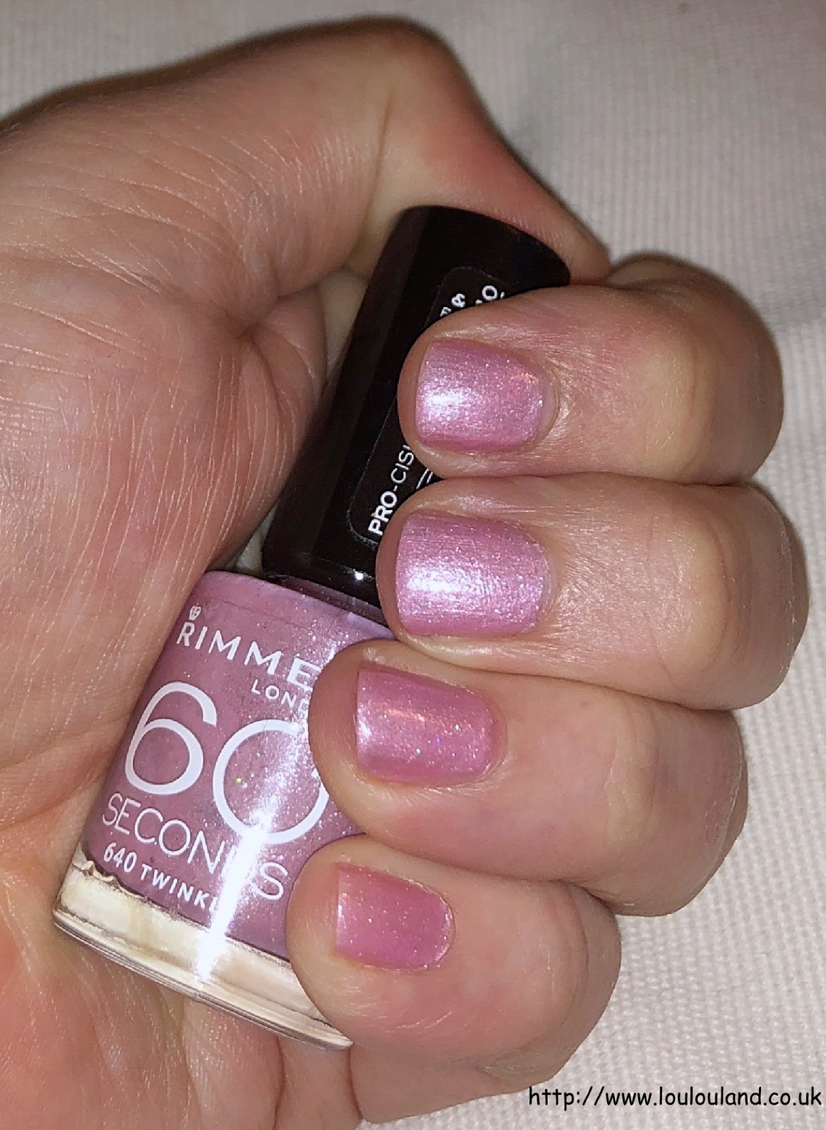 LouLouLand: A Blast From The Past - Rimmel 60 Seconds Nail Polish - 640  Twinkle