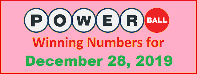 PowerBall Winning Numbers for Saturday, December 28, 2019 