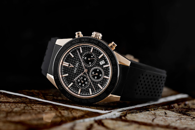 Vincero, The Rogue Rose Gold + Black