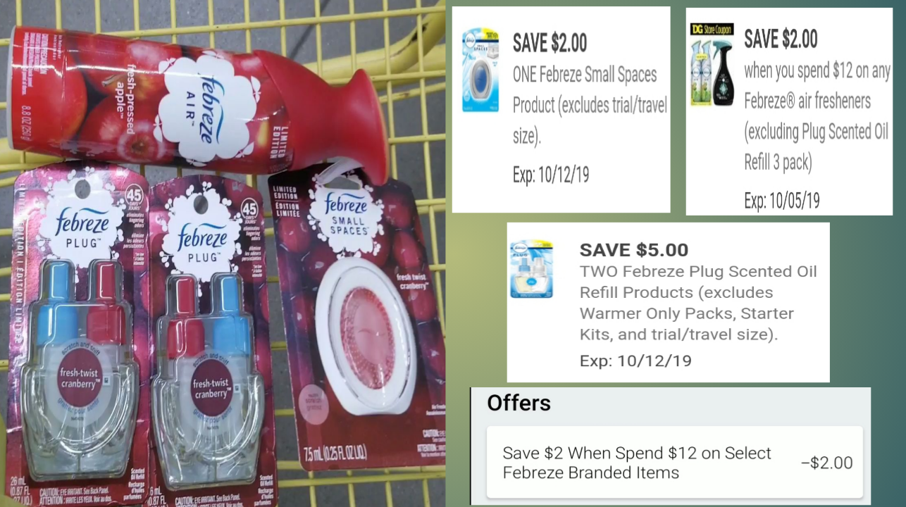 DOLLAR GENERAL 2/12 FEBREZE INSTANT SAVING PROMO