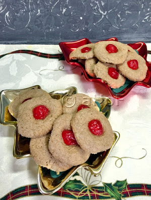 Cinnamon, Cookies, Christmas, glace cherries