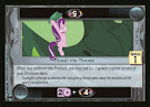 My Little Pony Thrash the Throne Defenders of Equestria CCG Card