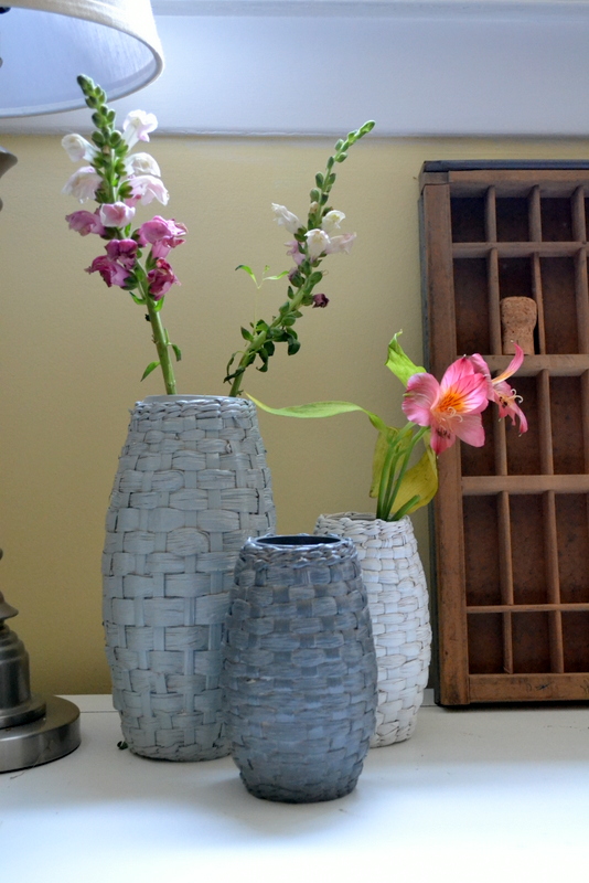 Lizzie In Progress DIY "Ceramic" Vases