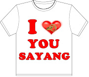 I LOVE YOU SAYANG. Available in white and black. Available in all sizes love you syg white
