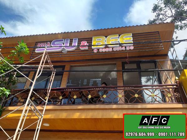 Thi công biển quảng cáo chữ nổi đẹp tại Phú Quốc