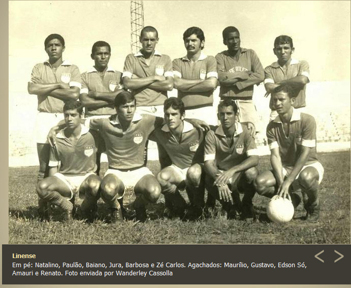 Botões para Sempre Clube Atlético Linense Lins SP Fotos antigas