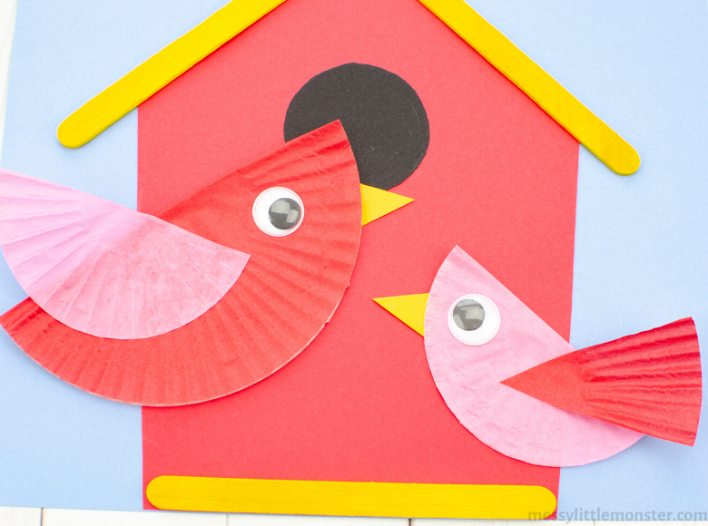 Mother's Day Bird House Craft Messy Little Monster