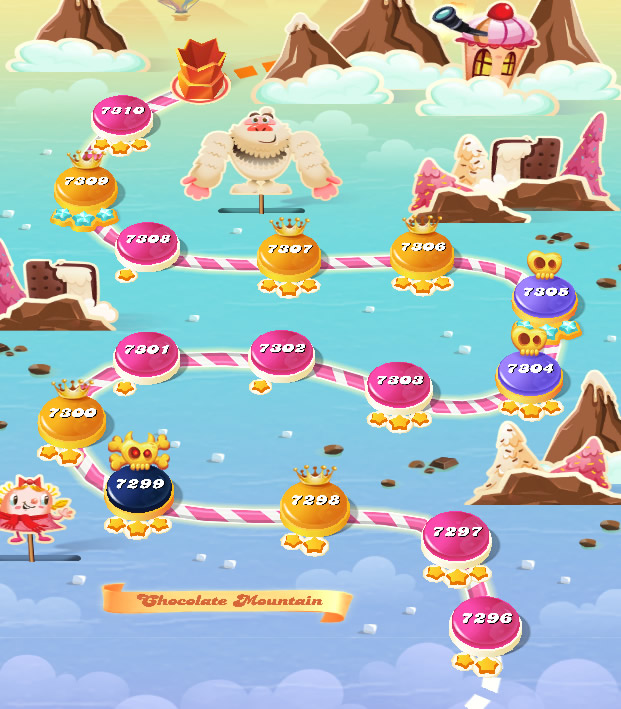 Candy Crush Saga level 7296-7310 Candy Crush Saga level 7296-7310