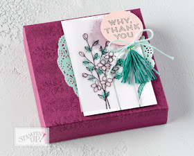 Stampin' Up Touches of Texture Gift Box