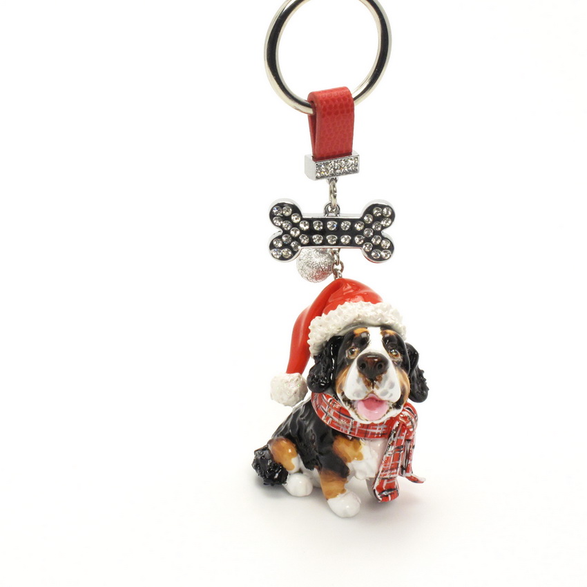 BERNESE MOUNTAIN DOG GIFTS Bernese Mountain Dog Ornament Keychain 00007