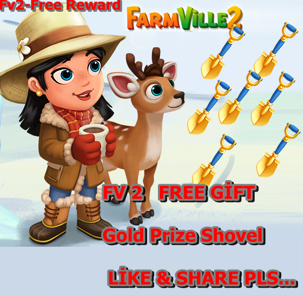 Farmville 2 Gold Prize Shovel Today Bonus!