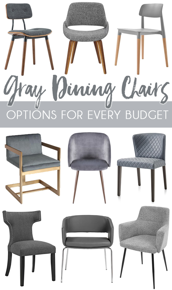 Affordable and Modern Gray Dining Chairs | Blue i Style - Creating an