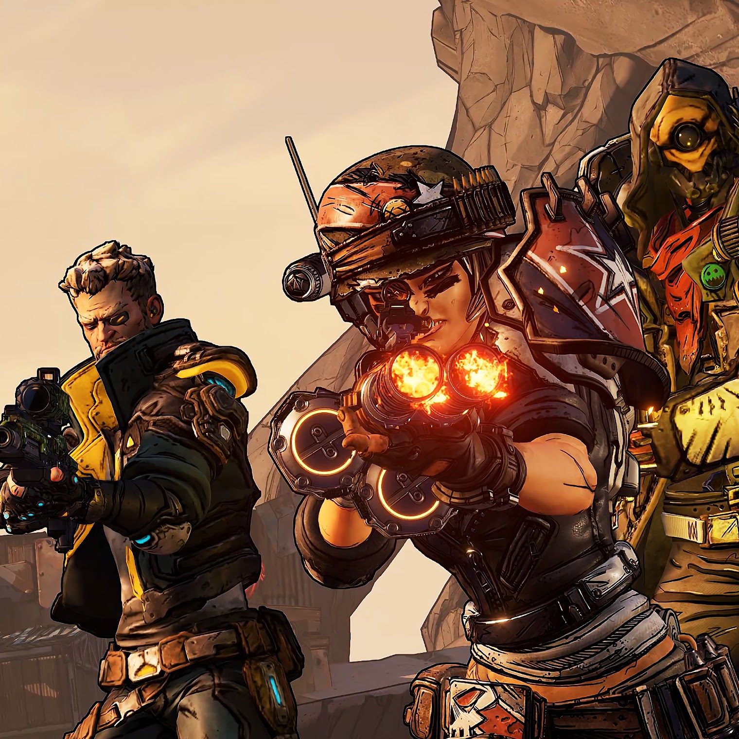 Borderlands 3, Characters, Zane, Moze, FL4K, Amara, 4K, 46 Wallpaper