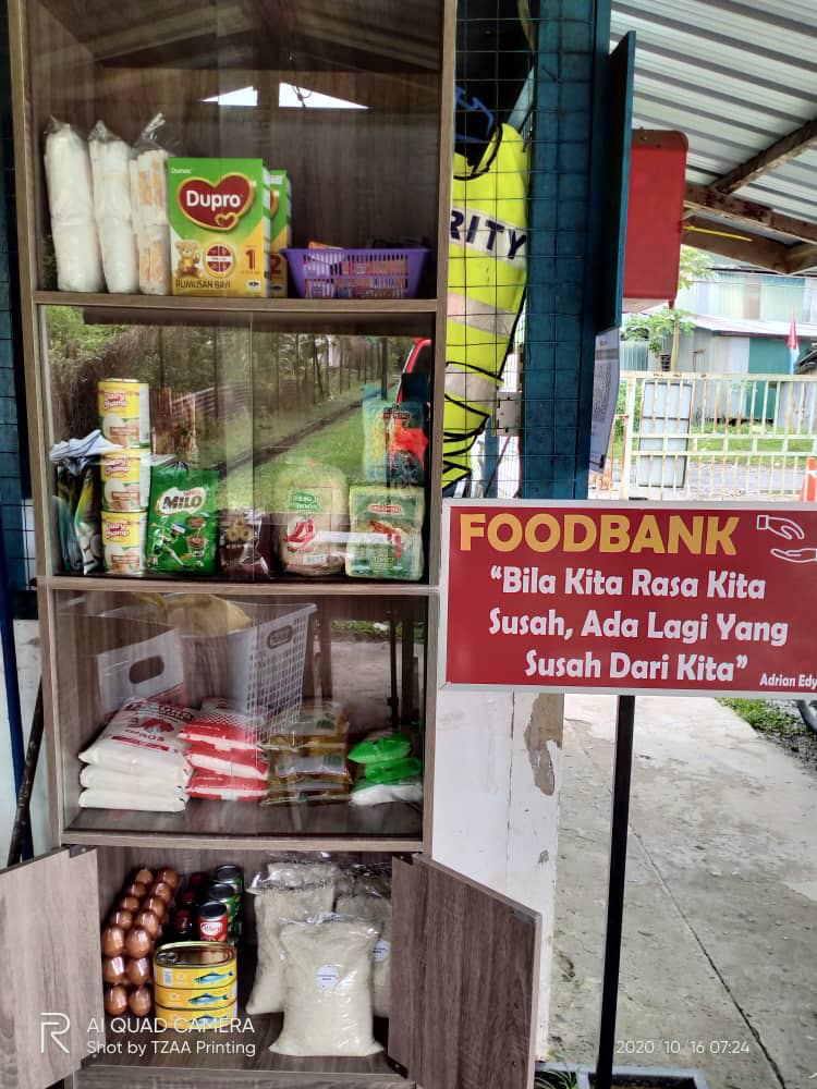 Pelakon Adrian Edy lancar Foodbank di Sabah.