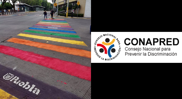Conapred da la razón al Ayuntamiento de Puebla en torno a las polémicas franjas de arcoíris