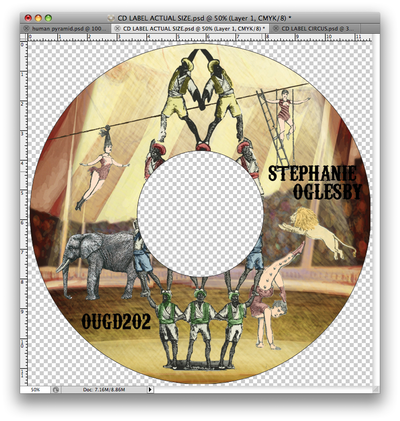 Design Practice DVD packaging and label