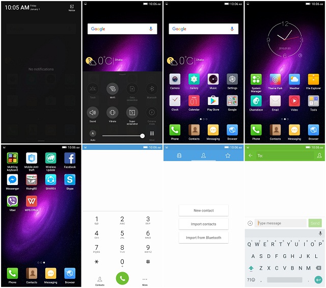 Primo NX4 Mini Homescreen