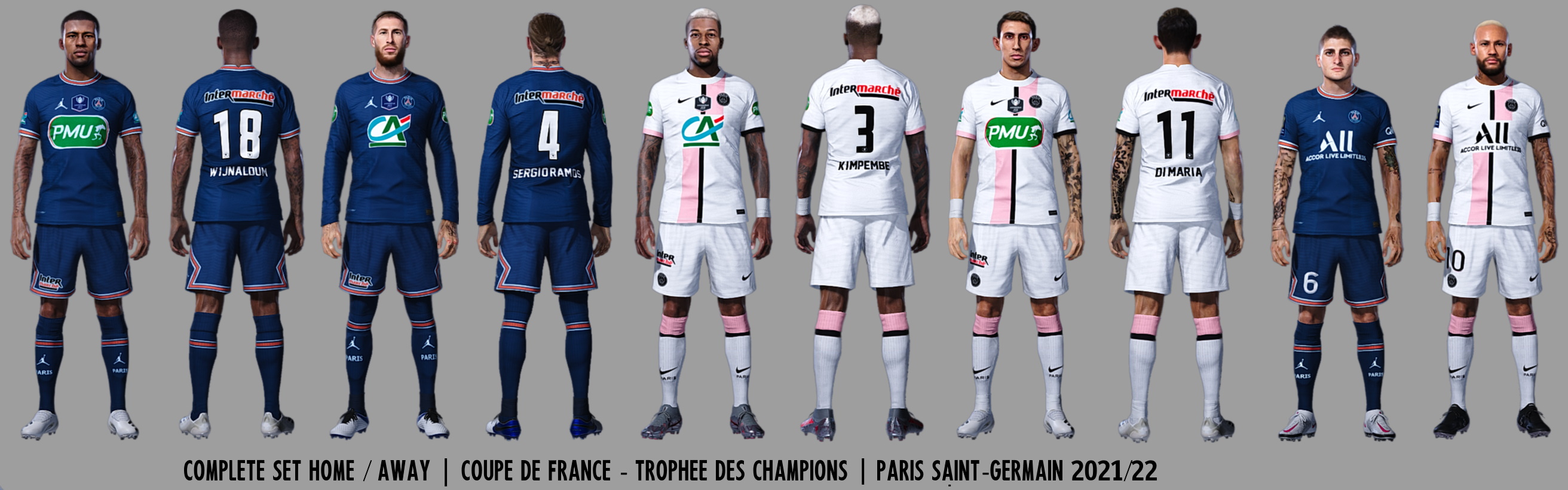PES 2021 PSG New Season 2021/22 Kitpack