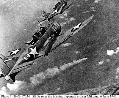 Dauntless dive bombers