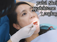 Judul Skripsi Tentang Kesehatan Gigi Dan Mulut