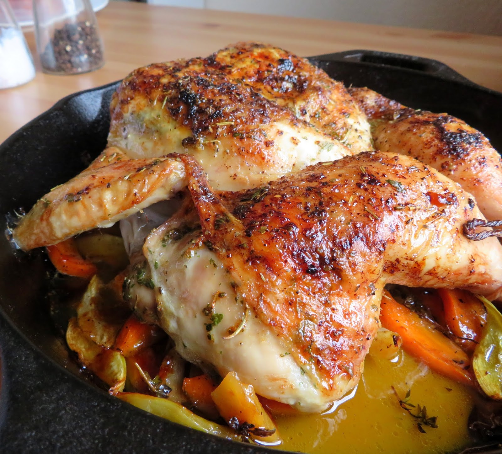 Roasted Spatchcock Chicken The English Kitchen