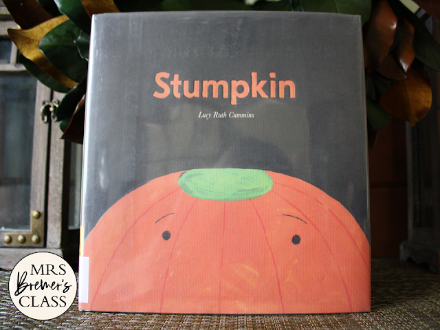 Stumpkin book study activities unit with Halloween themed Common Core aligned literacy companion activities for Kindergarten and First Grade