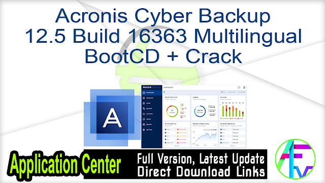 acronis cyber backup 12.5 acronis cyber backup 12.5