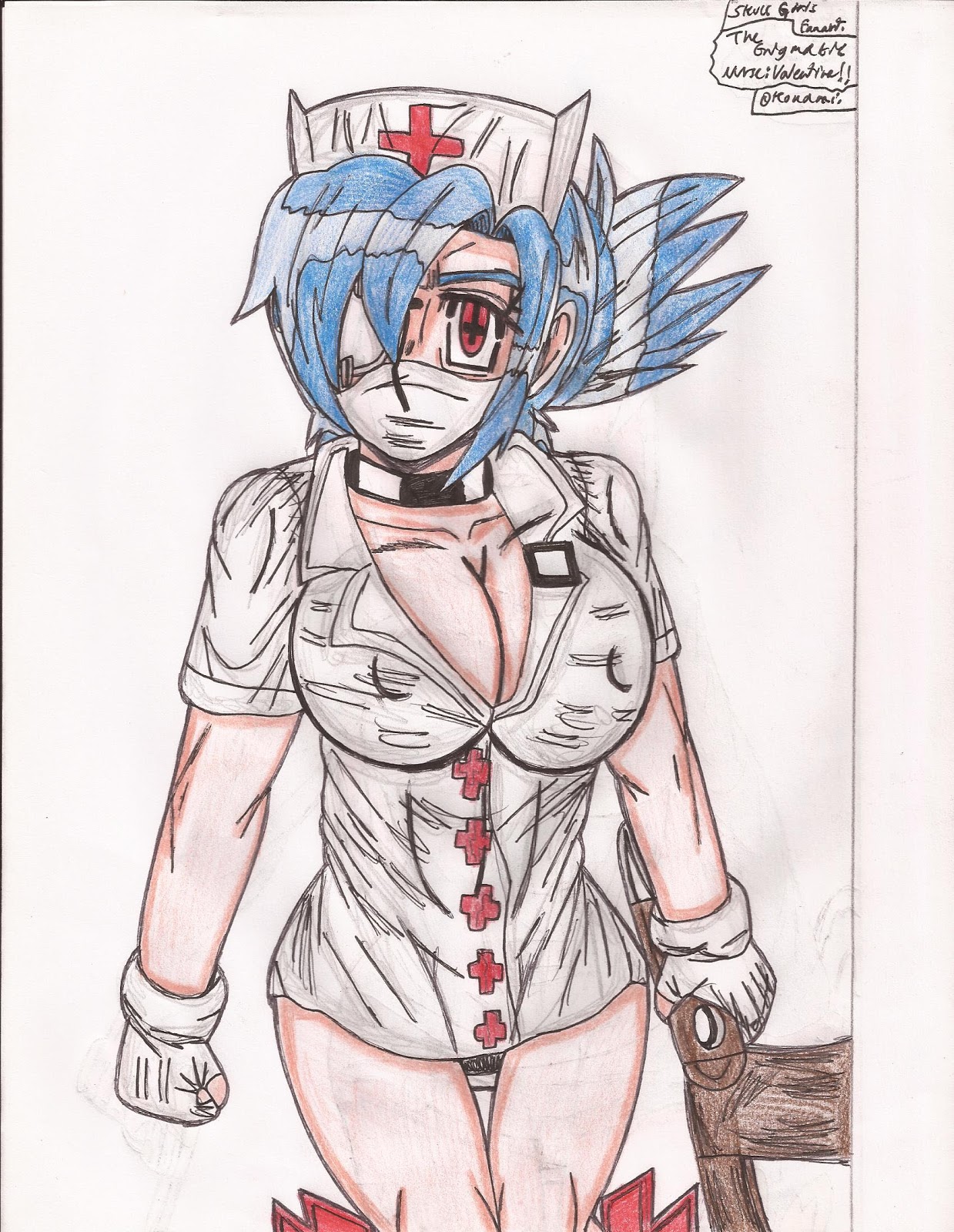 skullgirls umbrella fanart skullgirls umbrella fanart