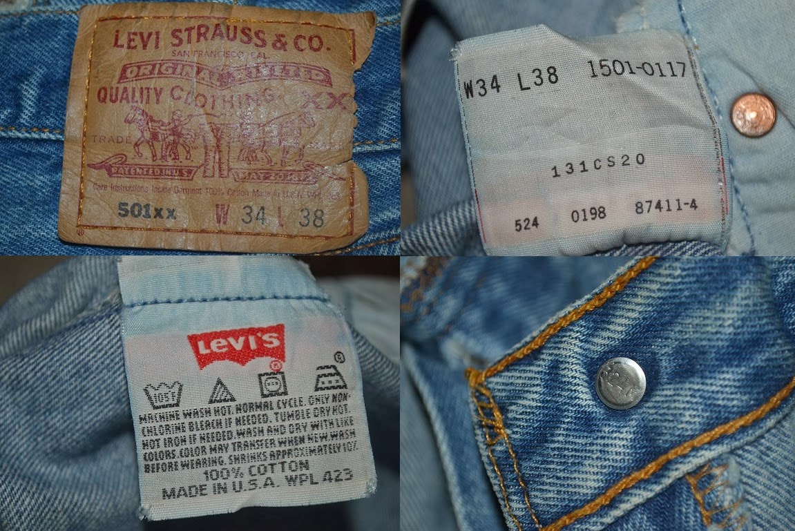 BundleClothing: Levis 501xx Size 34 Made in USA(SOLD)