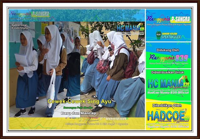 Gambar Soloan Spektakuler - Gambar Siswa-Siswi SMA Negeri 1 Ngrambe Cover Putih Abu-abu - 9 RG