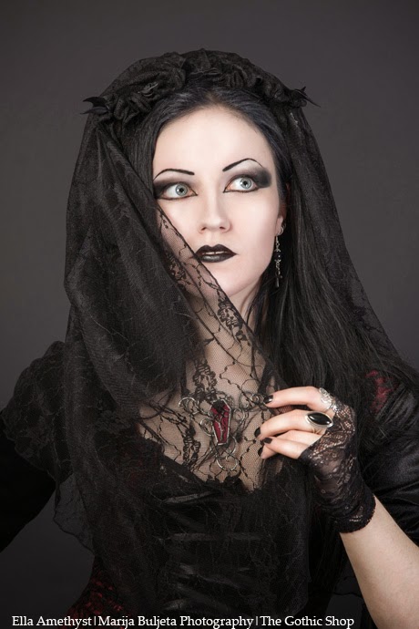 The Gothic Shop Blog: Ella Amethyst - Marija Buljeta Photography - Red ...