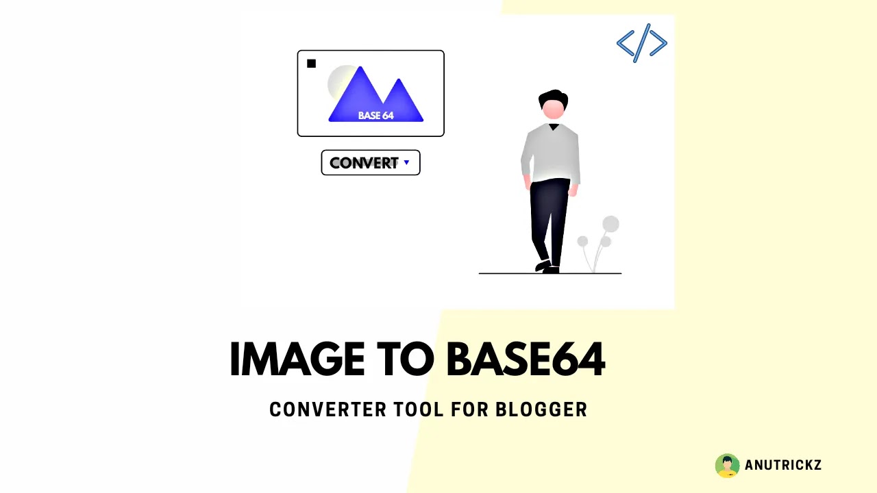 Image to Base64 converter tool for blogger