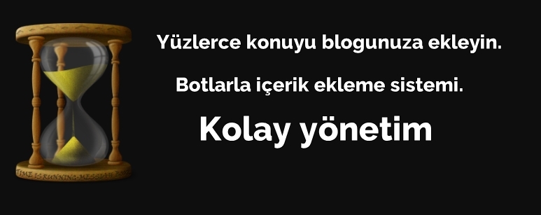 blogger wordpress haber konu botu