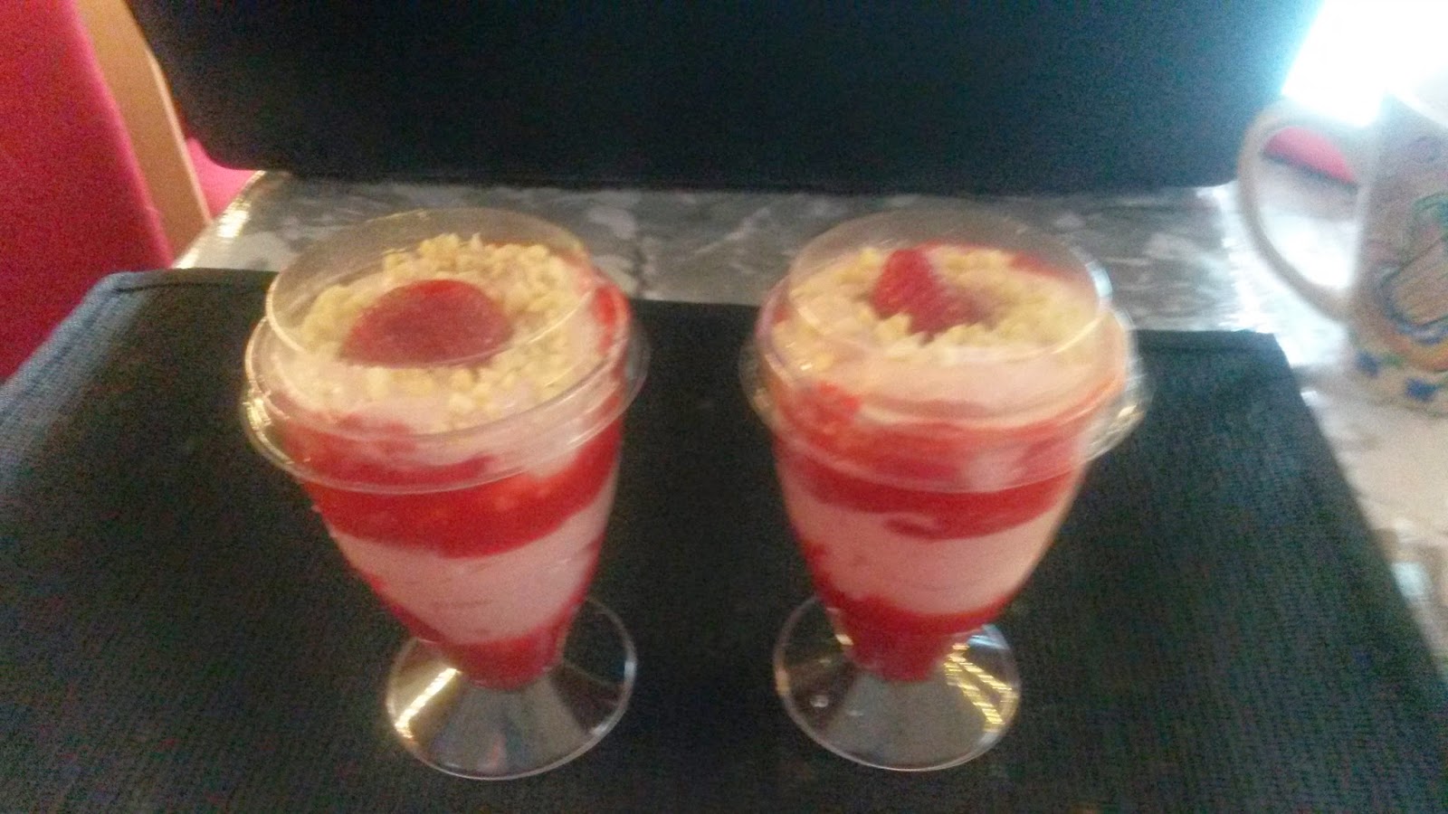 Drea´s TM und ActiFry Rezepte-Welt: Erdbeer-Mascarpone Creme Dessert