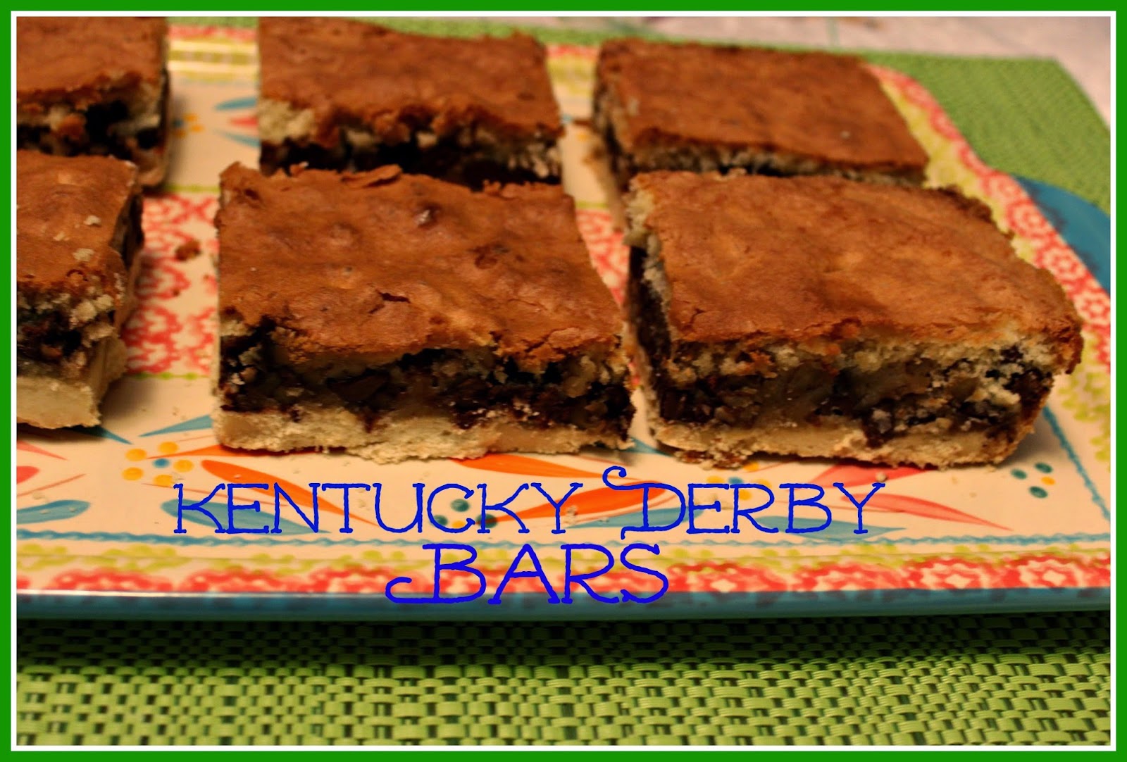 Sweet Tea and Cornbread Kentucky Derby Bars!