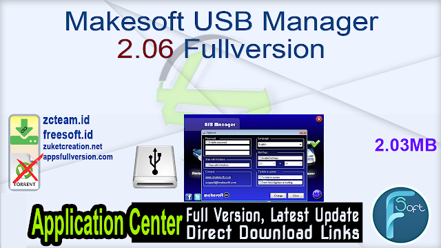 Makesoft USB Manager 2.06 Fullversion