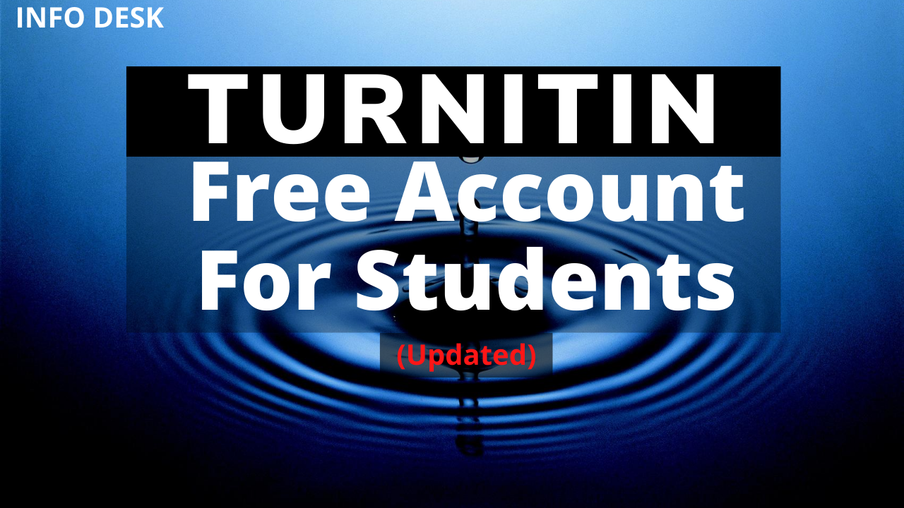 Ali Rizwan Free Turnitin Student Account Free Turnitin Class Id And Password 2020 Free Turnitin Account 13