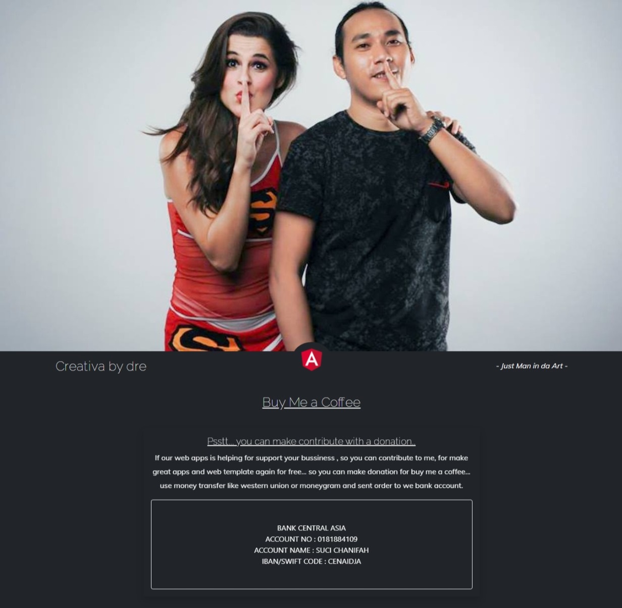 New Portfolio website template themes free download gratis