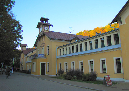 Krynica-Zdrój. Stare Łazienki Mineralne zbudowane w latach 1863-66.