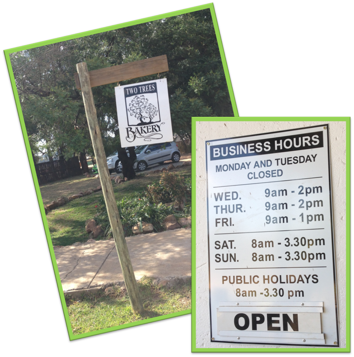 BiancaEveryEvent Two Trees Bakery, kiddies playground and country