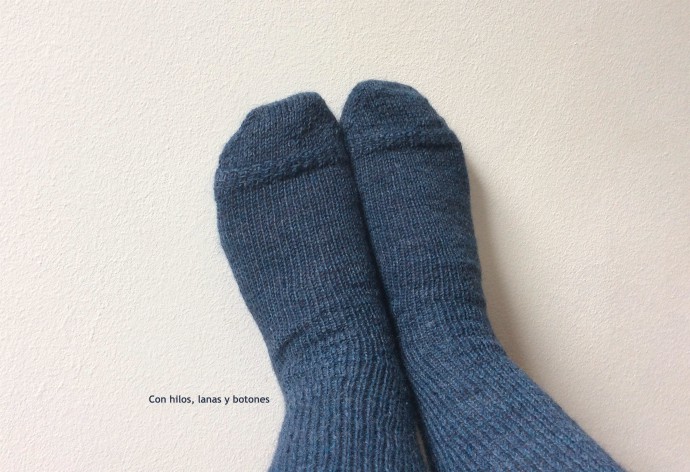 Con hilos, lanas y botones: Moffitt Socks (patrón de Soraya García, @soriknits)
