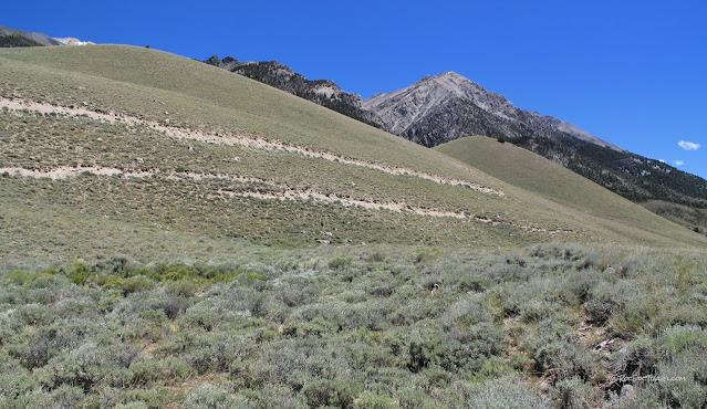 Borah Peak Idaho geology earthquake fault scarp travel trail hiking climbing copyright RocDocTravel.com