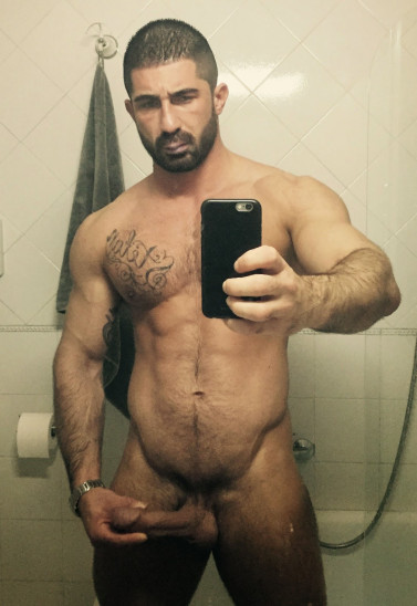 Naked Hispanic Men Selfies Cumception