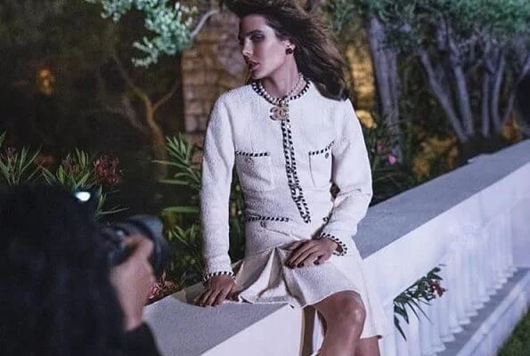 New photos of Charlotte Casiraghi to be used for Chanel's 2021 Spring Summer advertising campaign were released