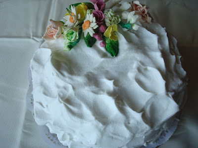 Tort cu fructe si crema de vanilie