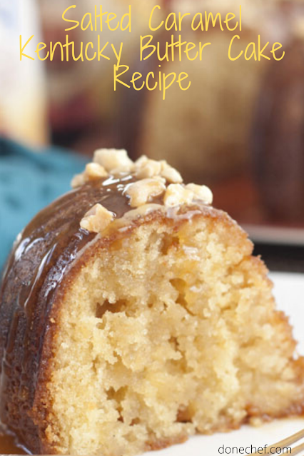 Salted Caramel Kentucky Butter Cake Recipe